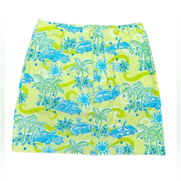 Lilly Pulitzer Skirt in Kelp Green “Cruisin” VTG Size: 8 - Picture 4 of 6